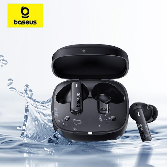 Baseus Bowie E19 In ear Bluetooth хендсфри Слушалки с Устойчивост на Пот и Кутийка за Зареждане Черен