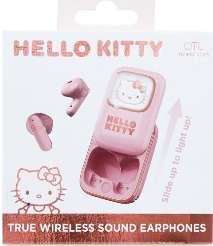 OTL Hello Kitty Slide Earbud Bluetooth Handsfree Ακουστικά με Θήκη Φόρτισης Ροζ