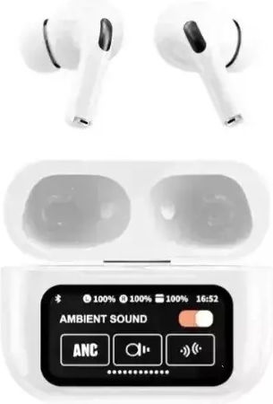 A9 Pro In-ear Bluetooth Handsfree Earphones with Sweat Resistance and Charging Case White