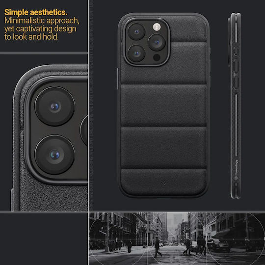 Caseology Athlex Back Cover Πλαστικό / Σιλικόνης Μαύρο (iPhone 15 Pro)
