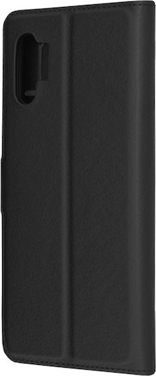 Techsuit Book Leather Black (Galaxy Note 10+)