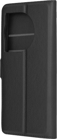 Techsuit Buchen Sie Leder Schwarz (OnePlus 12R)