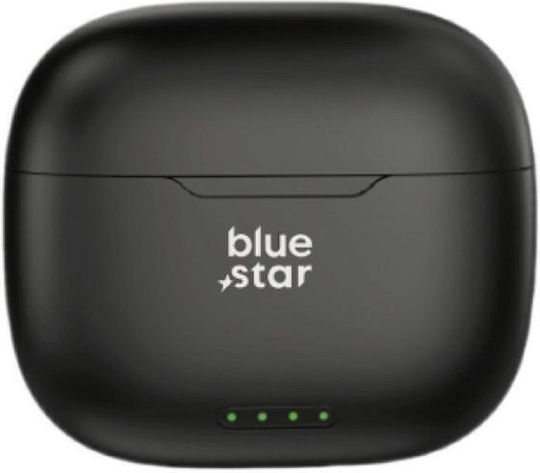 Blue Star BK31 In-ear Bluetooth Handsfree Căști cu Carcasă de Încărcare Negru