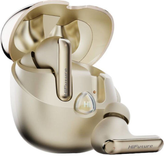 HiFuture Sonicair In-Ear Bluetooth-Freisprecheinrichtung Kopfhörer mit Schweißresistenz und Ladeetui Gold