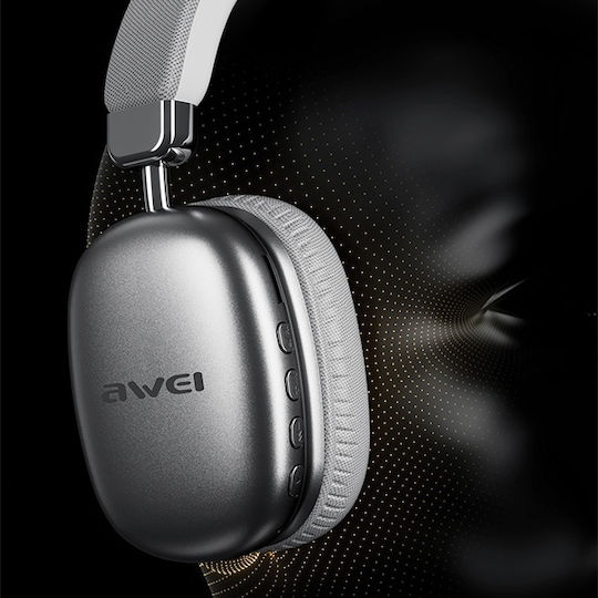 Awei AT7 Ασύρματα Bluetooth On Ear Ακουστικά με 20 ώρες Λειτουργίας Μαύρα