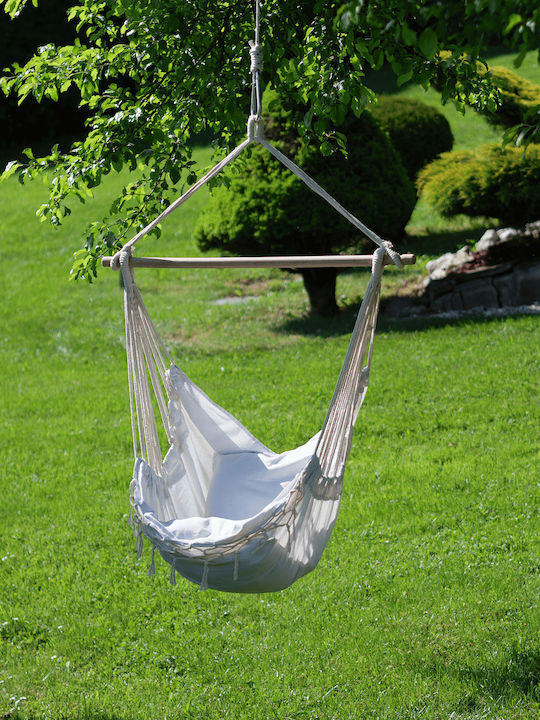 Hammock Chair Fabric Ecru 100x130x55cm