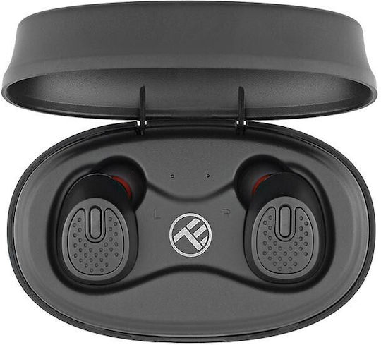 Tellur Mood In ear Bluetooth хендсфри Слушалки с Кутийка за Зареждане Черен