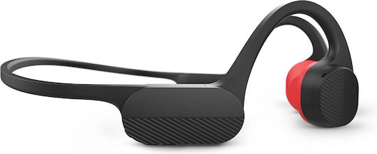 Philips Bone Conduction Bluetooth Handsfree Ακουστικά με Αντοχή στον Ιδρώτα Μαύρα