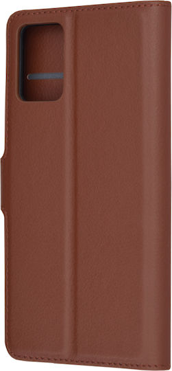 Techsuit Book Leather Brown (Motorola Edge 30)