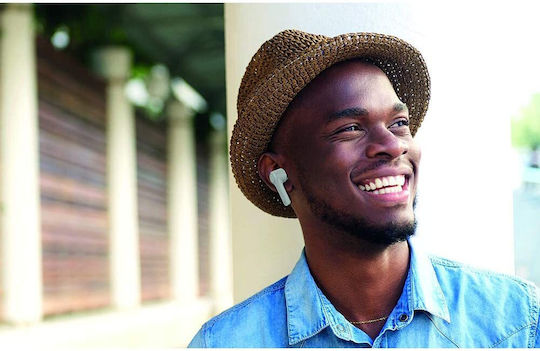 Toshiba Airpro In-Ear Bluetooth-Freisprecheinrichtung Kopfhörer mit Ladeetui Weiß