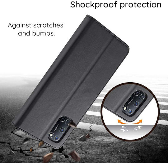 Tech-Protect Brieftasche Synthetisches Leder Schwarz (Moto G55)