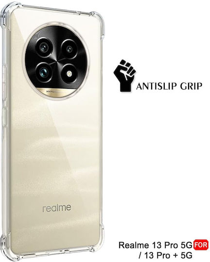 Techsuit Shockproof Clear Back Cover Σιλικόνης Διάφανο (Realme 13 Pro / 13 Pro+)