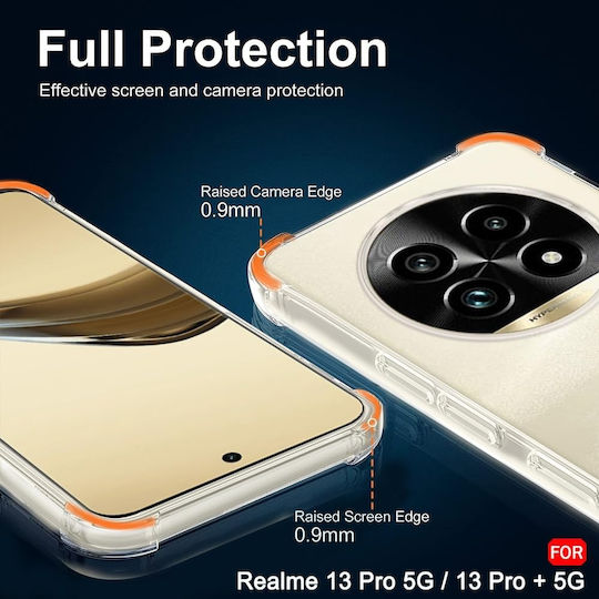 Techsuit Shockproof Clear Back Cover Σιλικόνης Διάφανο (Realme 13 Pro / 13 Pro+)