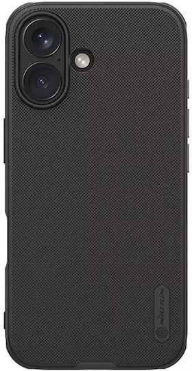 Nillkin Super Frosted Shield Pro Magnetic Umschlag Rückseite Kunststoff / Silikon Schwarz (iPhone 16)