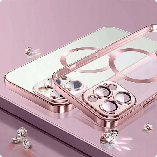 Tech-Protect Magshine Umschlag Rückseite Silikon Rosa (iPhone 13) 114856