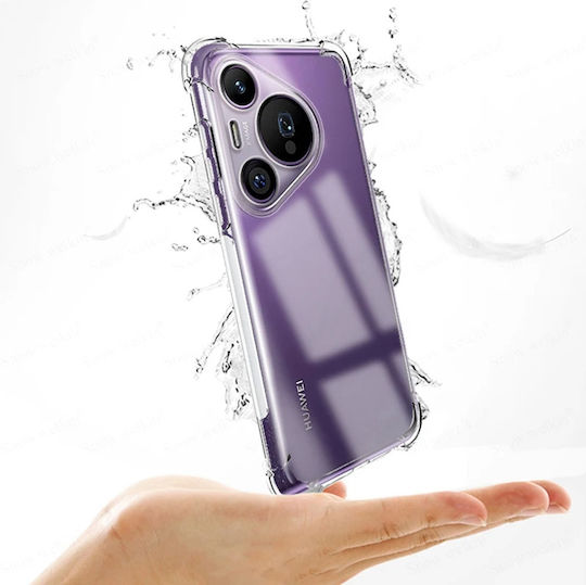 Techsuit Shockproof Clear Back Cover Σιλικόνης Διάφανο (Huawei Pura 70 Pro)