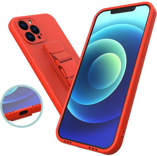 Hurtel Rope Back Cover Silicone 1mm Pink (iPhone 11 Pro Max)