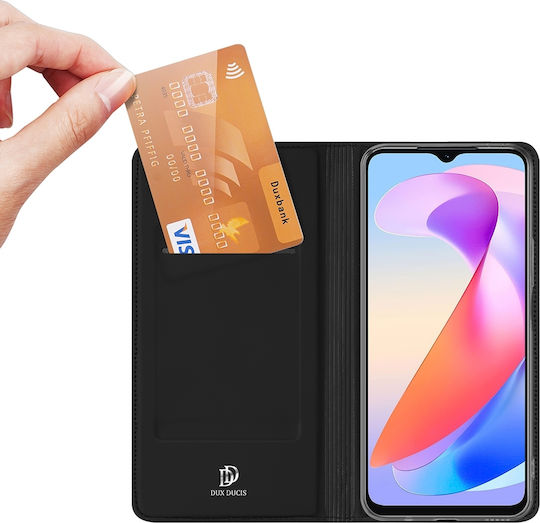 Dux Ducis Skin Pro Book Σιλικόνης / Δερματίνης Μαύρο (Honor X6a - Dux Ducis)