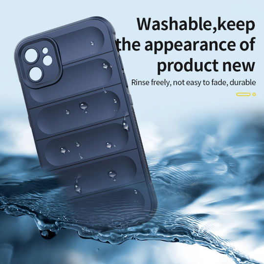 Techsuit Shield Umschlag Rückseite Silikon Schwarz (iPhone 13)