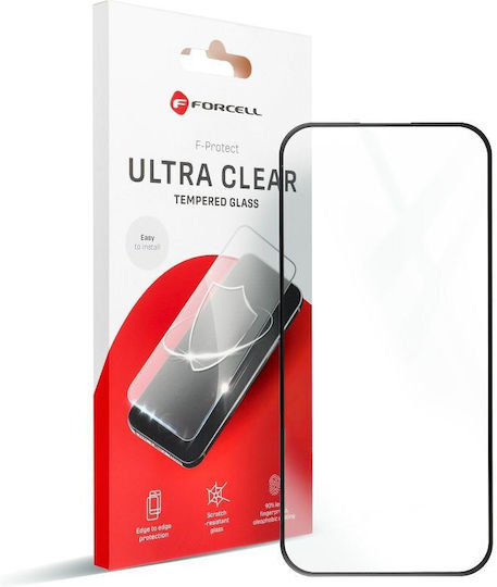 Forcell Ultra Clear Tempered Glass Μαύρο (Redmi Note 13 5G)