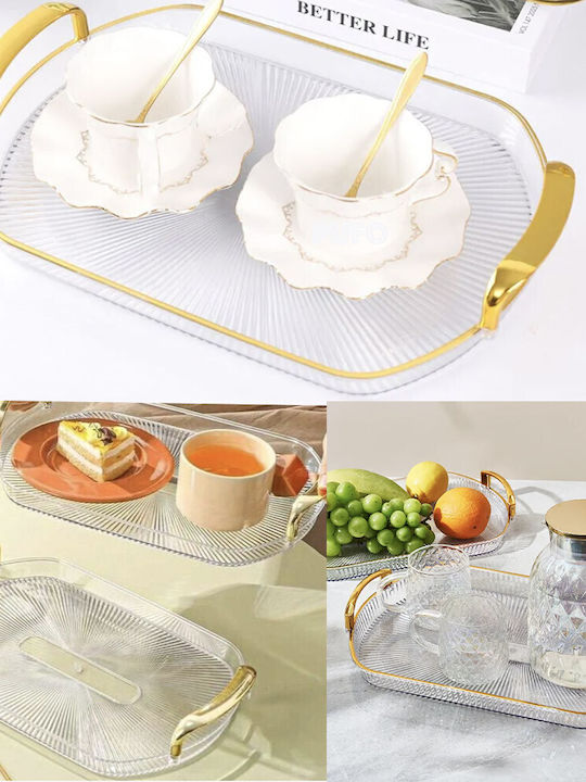 Διακοσμητικός Δίσκος Glas Rechteckig 35x25cm 1Stück