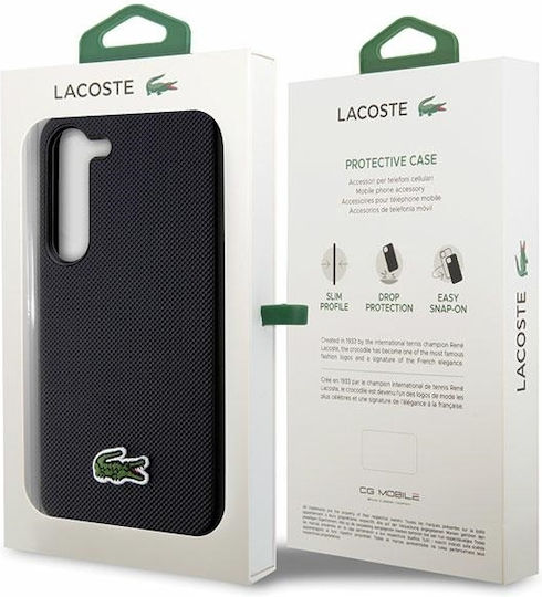 Lacoste Iconic Petit Pique Back Cover Plastic Black (Galaxy S23)