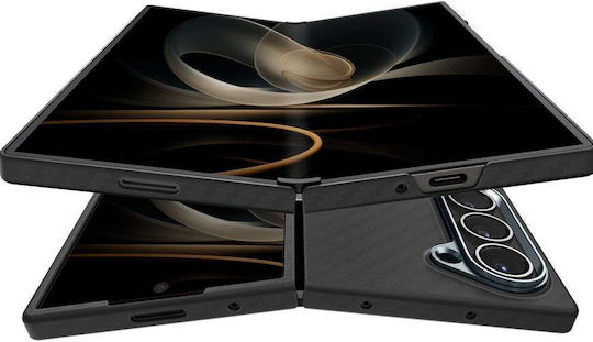 Spigen Airskin Umschlag Rückseite Aramid Fiber 0.9mm Schwarz (Galaxy Z Fold6)