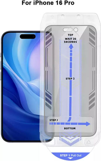 Vivid Privacy Full Face Tempered Glass Μαύρο (iPhone 17 Pro Max / iPhone 16 Pro Max)