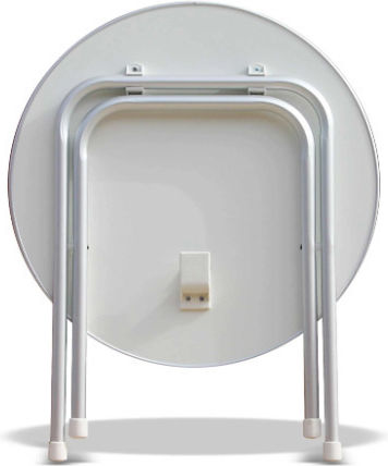 Forma Marine Klappbarer Runder Bootstisch Aluminium Melamin Ø61x49cm M300