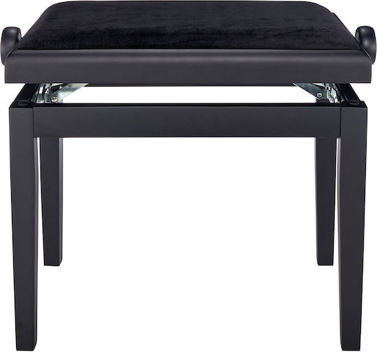 Gewa Adjustable Piano Bench Satin Black L52xW30xH48-57cm