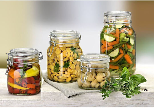 Bormioli Rocco Fido General Use Jar with Airtight Lid Glass Transparent 4000ml