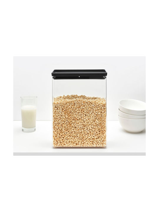 Brabantia Κουτί Γενικής Χρήσης με Καπάκι Πλαστικό Γκρι 5400ml