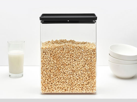 Brabantia Кутия за Обща Употреба с Капак Пластмасова Сива 5400ml