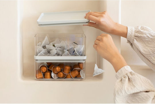 Brabantia Κουτί Γενικής Χρήσης με Καπάκι Πλαστικό Γκρι 1500ml