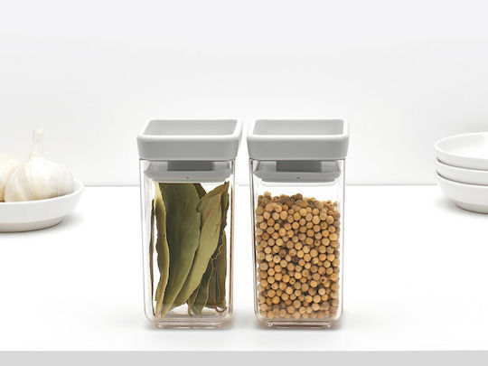 Brabantia Vază Utilizare Generală Cu Capac Plastic Gri 150ml 1 Bucată