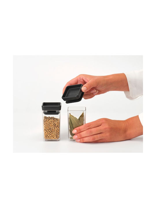 Brabantia Vase General Use with Lid Plastic Gray 150ml