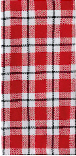 Kentia Fazzy Towel from 100% Cotton in Red Color 40x60cm 3pcs