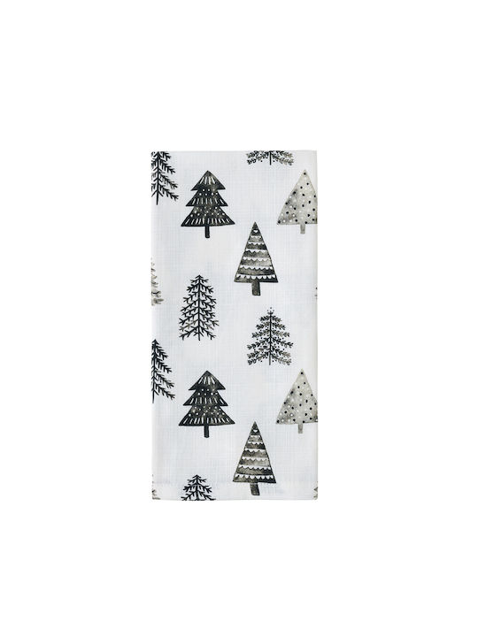 Kentia Fazzy Towel from 100% Cotton in Black Color 40x60cm 3pcs