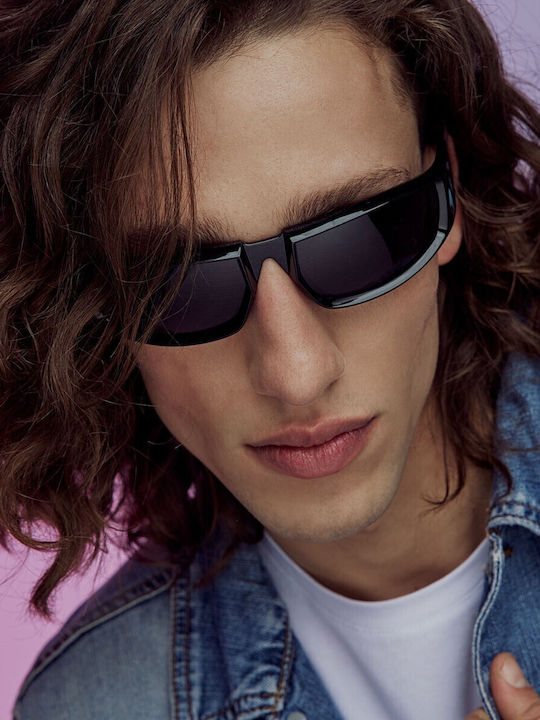 Sole Unisex Sunglasses with Plastic Frame Silver/Black 20917-02