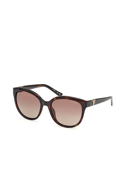 Guess Women's Sunglasses with Brown Plastic Frame and Brown Gradient Lens GU7877 52H