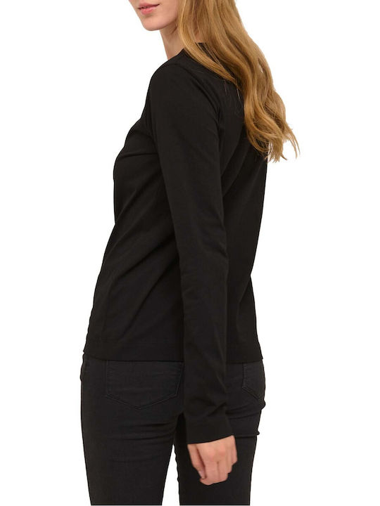 Kaffe Damen Bluse Schwarz