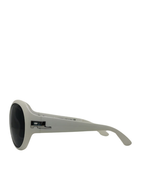 Ralph Lauren Damen Sonnenbrille mit Weiß Kunststoff Gestell PH8031 510187