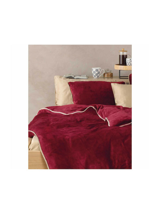 Kentia Duvet Cover Single 160x240 Ivanna 05 Bordeaux