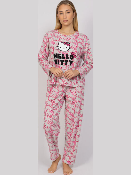Sexen Winter Women's Pyjama Set Pink