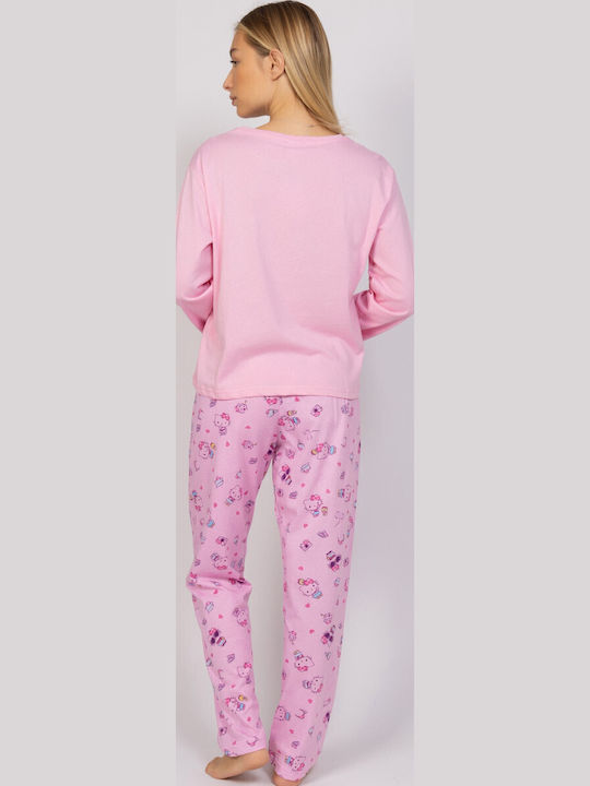 Sexen Winter Women's Pyjama Set Pink