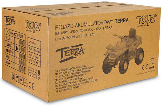 Παιδική Γουρούνα Terra Ηλεκτροκίνητη 12 Volt Πορτοκαλί για 3+ ετών