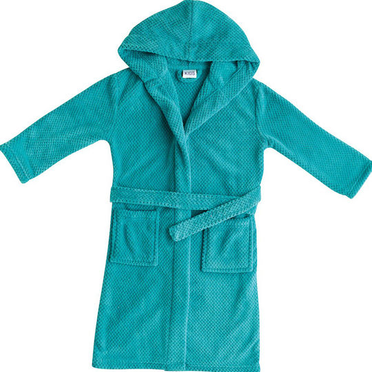Kentia Kids Hooded Bathrobe Jump 07 Mint
