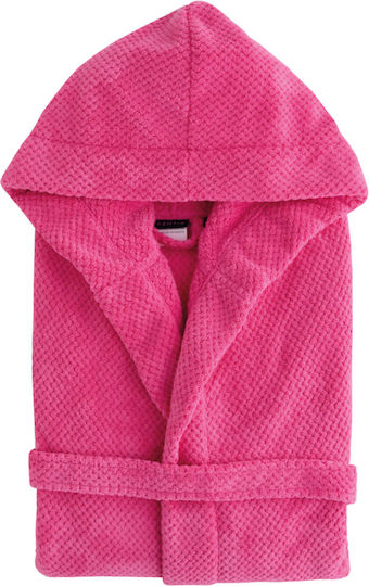 Kentia Kids Hooded Bathrobe Loft Jump 14 Pink Kentia Kids Hooded Bathrobe Loft Jump 14 Pink