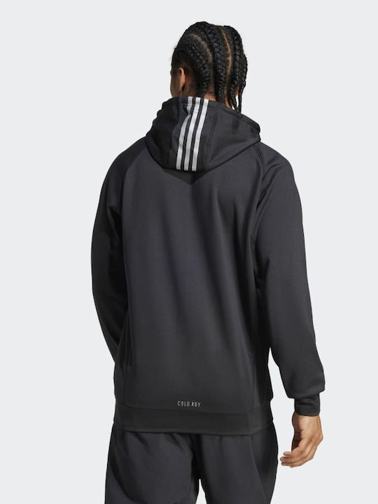 adidas 3-stripes Black with Hood