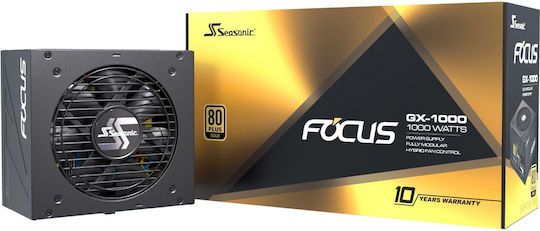 Seasonic Focus GX ATX 3.0 1000W Schwarz Computer-Netzteil Vollständig modular 80 Plus Gold